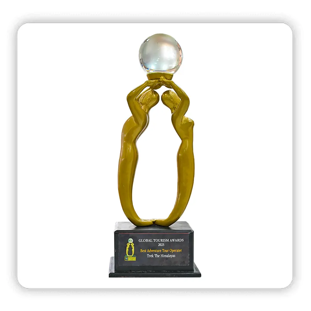 Trek The Himalayas was awarded the Global Tourism Award